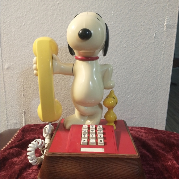 Snoopy Other - Vintage 1976 Snoopy n Woodstock Phone